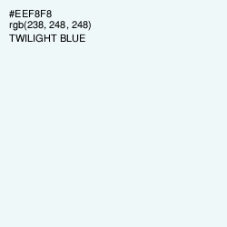 #EEF8F8 - Twilight Blue Color Image